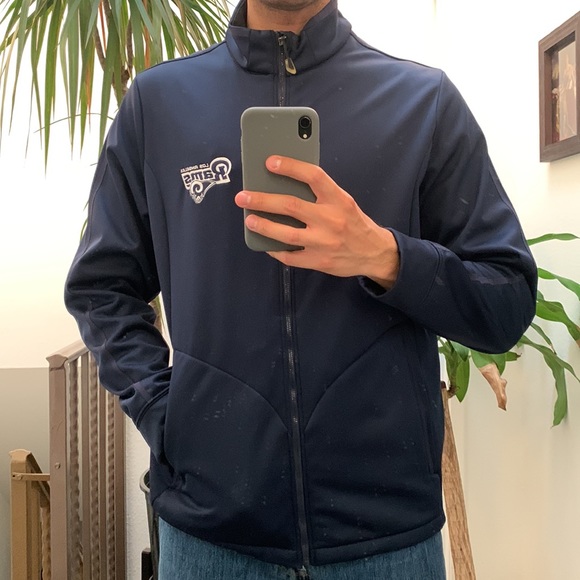 rams zip up jacket